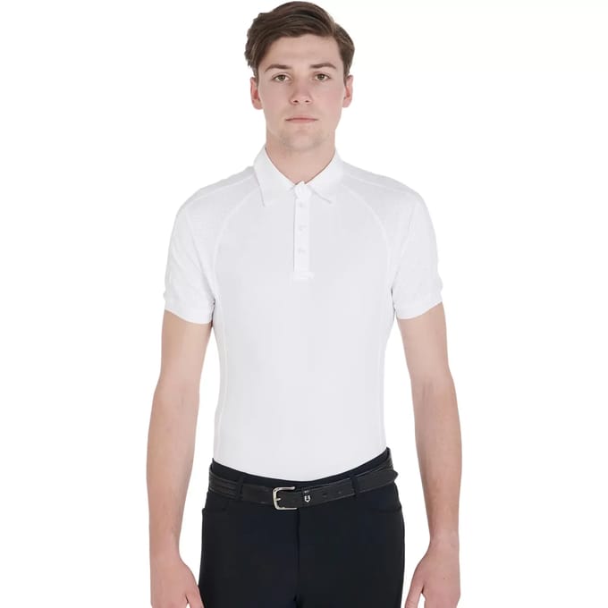Slim fit wedstrijd polo Equestro