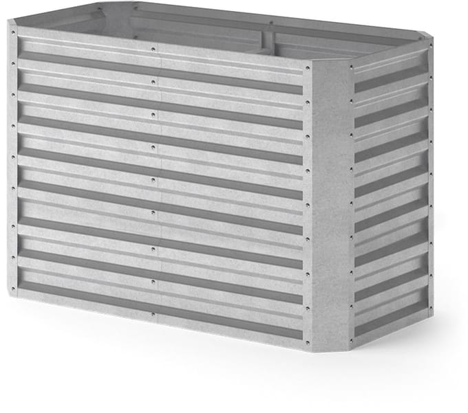 OK-Living Hoogbed – 120 x 60 cm Zilver