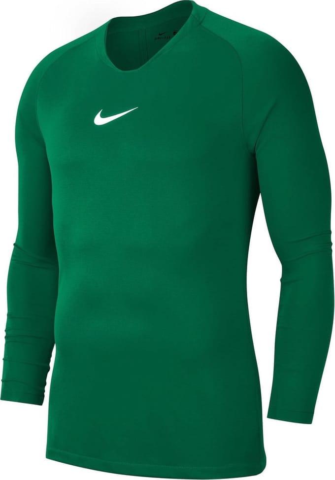 Nike Park First Layer Shirt Lange Mouw Kinderen - Groen | Maat: 164