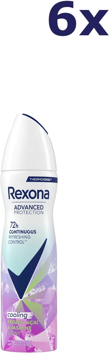 6x Rexona Deospray - Advanced Protection Frozen Acai & Jasmine 150 ml