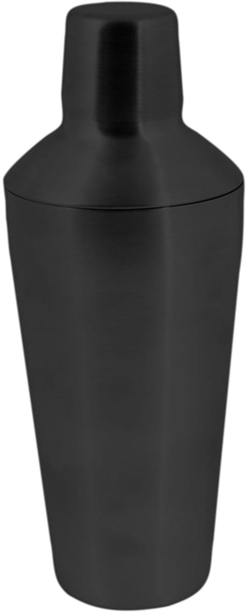 Point-Virgule cobbler shaker uit rvs zwart 700ml
