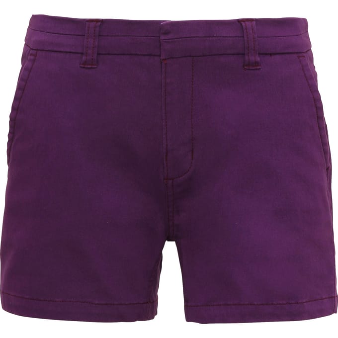 Asquith & Fox Dames/Dames Klassieke Fit Shorts (Paars)