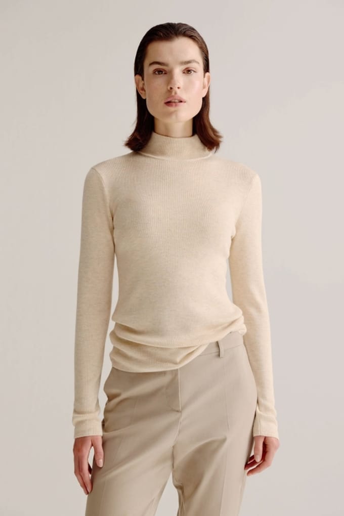 Josephine & Co Angie Sweater Sand Taglia: L | Maglie a manica lunga Outlet | Donna | Marrone