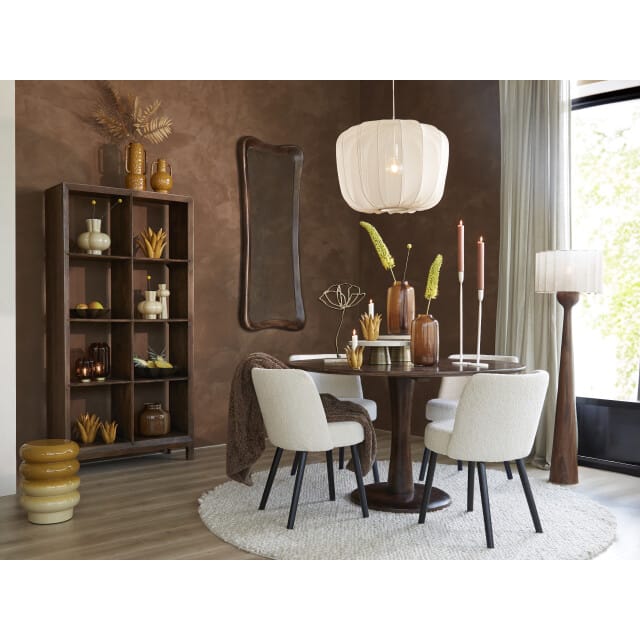 Light & Living Bijzettafel Mirogi - Geel - Ø30cm - Modern