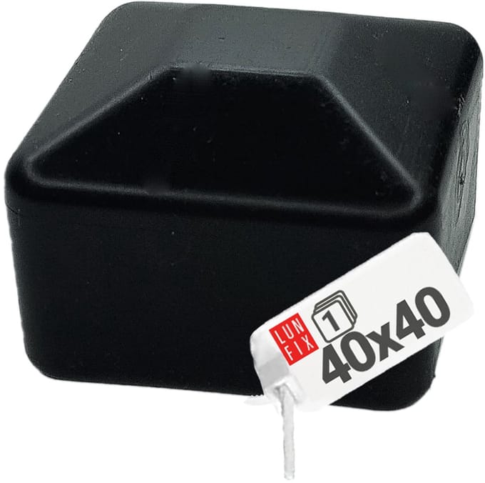 Buiskap - 40x40mm - 1 stuk - paalafdekking - buiscap