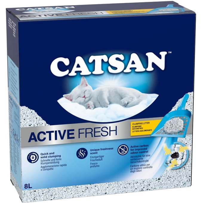 8L Active Fresh Catsan Kattenbakvulling Klontvormend