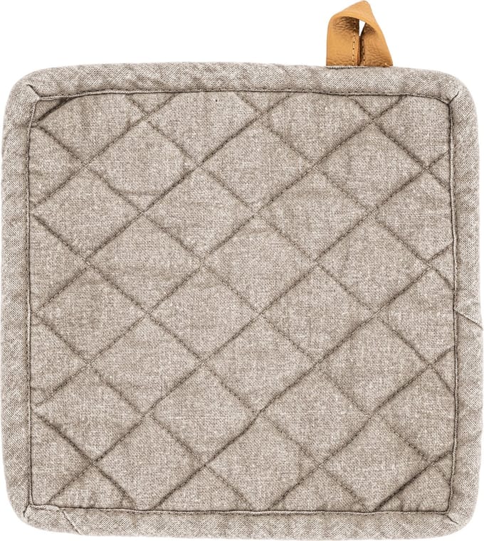Pannenlap MYRNA 20x20cm - set/2, taupe