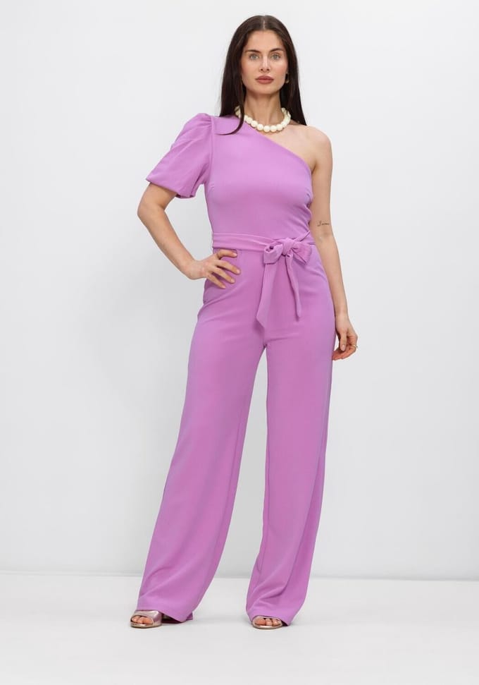 Freebird F-jer-pes-crepe-26-1 Jumpsuits Dames - Lila - Maat M