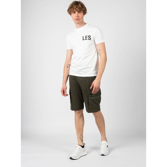 Les Hommes T-shirt Mannen Wit