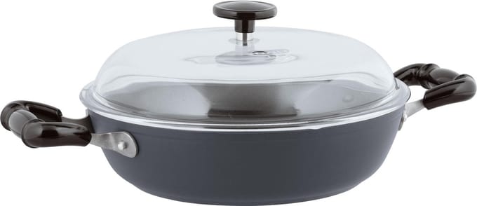 Sambonet Vintage Sauteerpan - Incl. Deksel - Aluminium - Ø28cm - Grijs