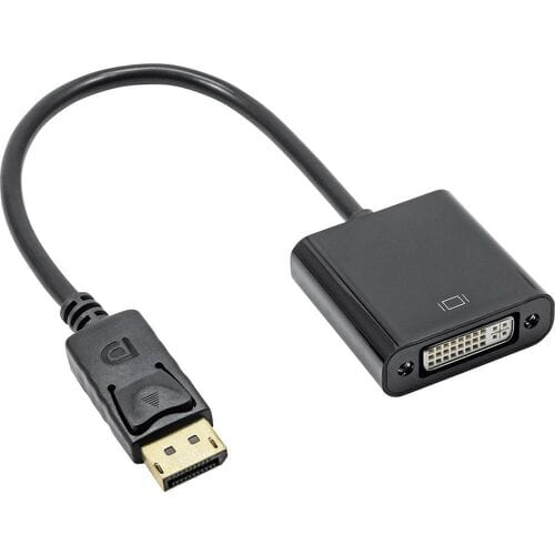 Akyga AK-AD-58 Adapter [1x DVI-bus 24+5-polig - 1x DisplayPort stekker] 4K UHD 20 cm