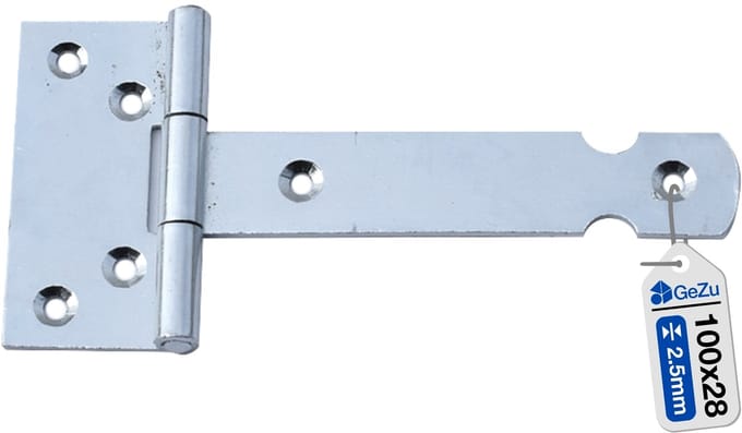GeZu Impex T Scharnier 100 mm – Gegalvaniseerd