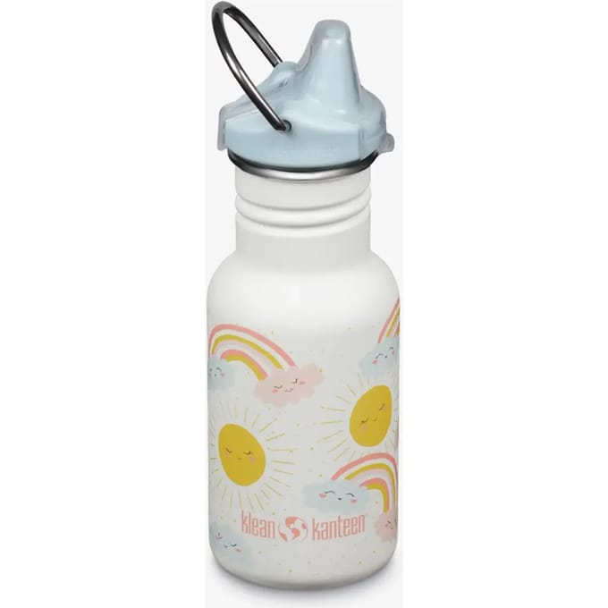 Klean Kanteen Kid Kanteen Classic 355ml - Sippy Cap Rainbows White
