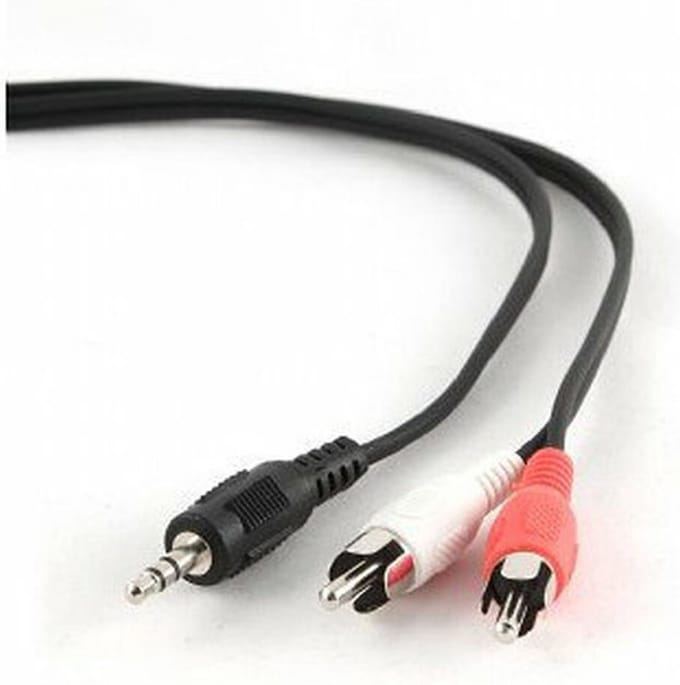 CablExpert CCA-458 - Adapterkabel, 3,5 mm naar RCA