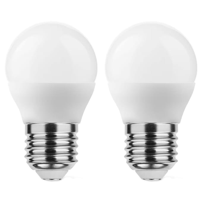 Technik E27 LED Lamp 4.9W - 470lm - 2700K - Warm Wit - LED Globe Mini P45 - Vervangt 40W Halogeen Gloeilamp - 2 stuks