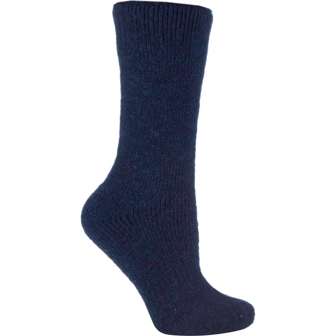 Heat Holders - Dames Warme 2.7 Tog Wollen Sokken - Indigo