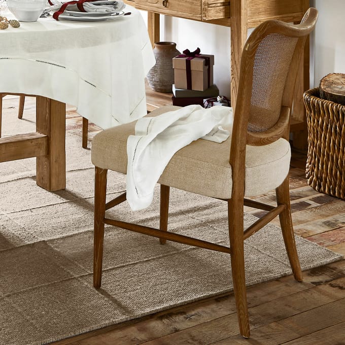 LOBERON Stoel Frétancourt bruin/crème