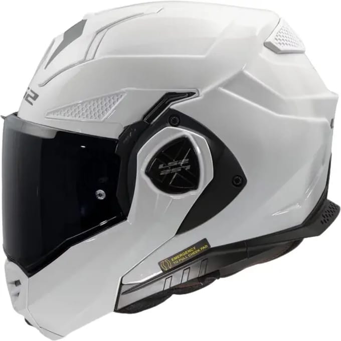 LS2 FF901 Advant X Solid Wit 06 Systeemhelm - Helm