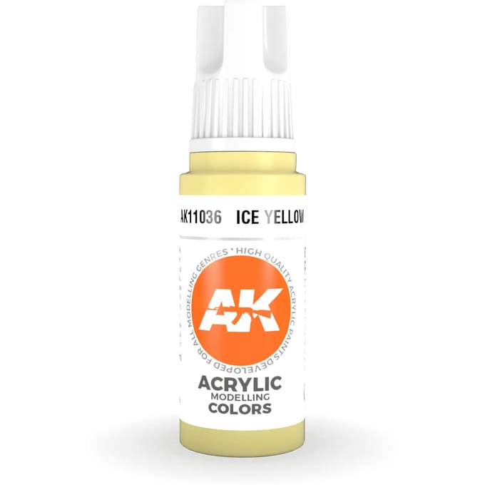 Ice Yellow Acrylic Modelling Color - 17ml - AK-11036