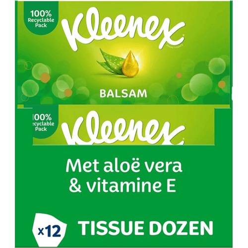 Kleenex tissues - Balsam - Voordeelverpakking - 12 x 64 stuks