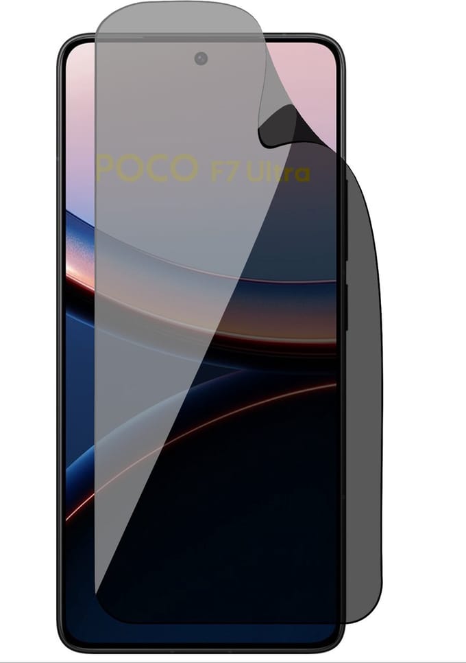 Privacy Screenprotector geschikt voor Xiaomi Poco F7 Ultra - 1x FlexGuard Screen Protector