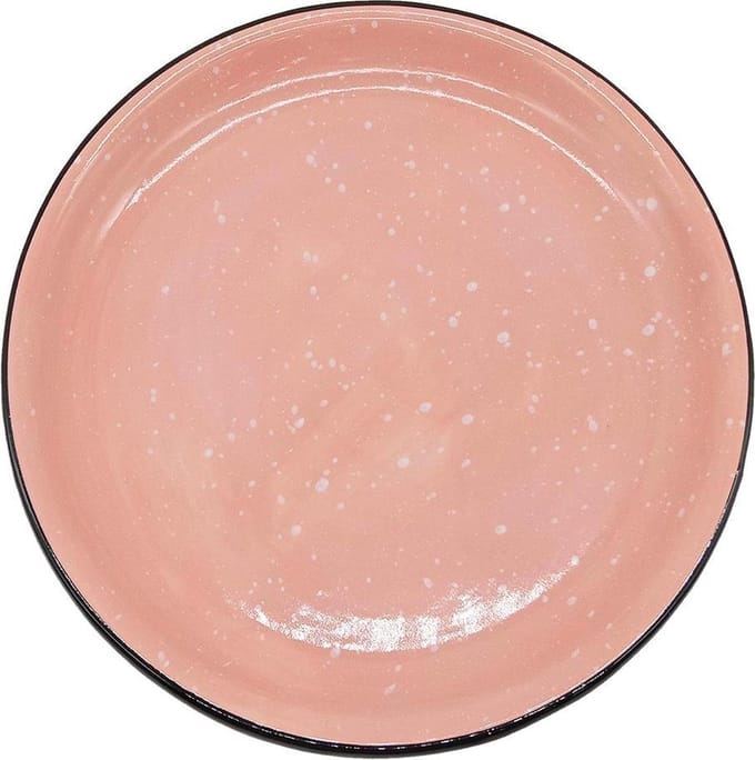 Clayre & Eef Dinerbord Ø 27 cm Roze Keramiek