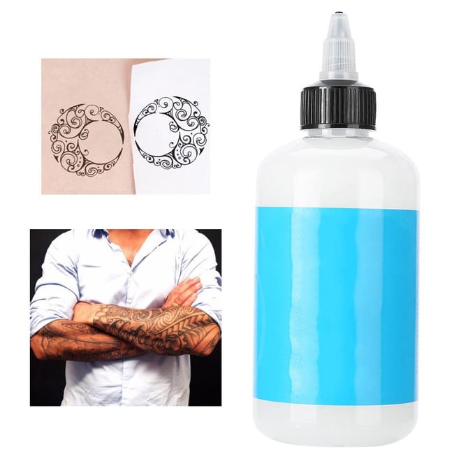 250ml Gel de Solution de Transfer de Tatouage Professionnel Crème de Stencil Primer Stuff blue