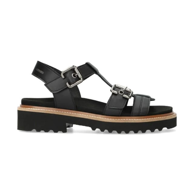 Mephisto Valny - dames sandaal - Zwart - maat 38 (EU) 5 (UK)