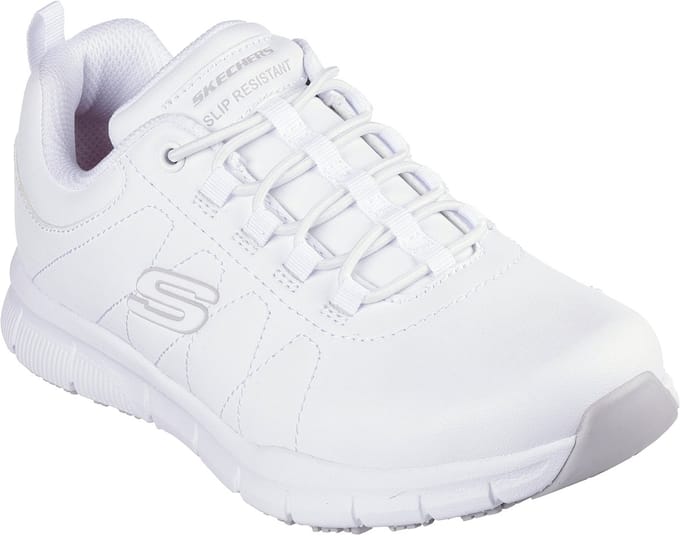 Skechers dames sneaker SQUAD CHAOS SR werkschoenen 108145EC WHT wit