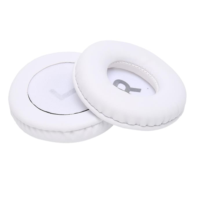 80 mm Ronde Oorkussens Kussenhoes Vervanging voor Koptelefoon Headset Accessoires white