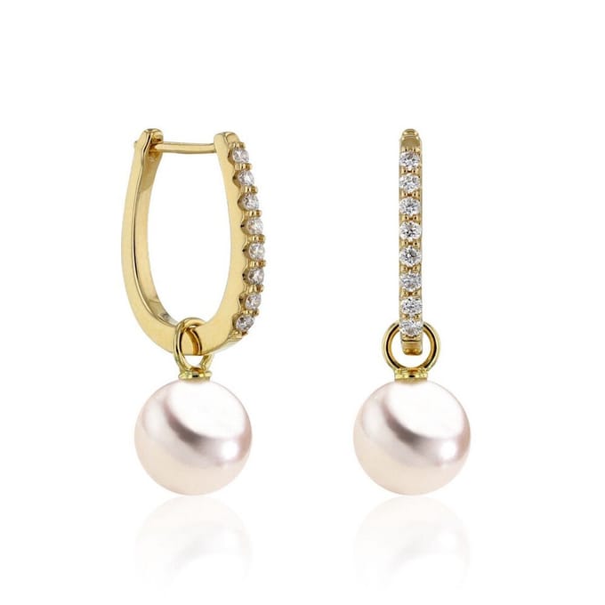 Luna-Pearls Oorringen oorsieraden HS1089_6.5-7mm