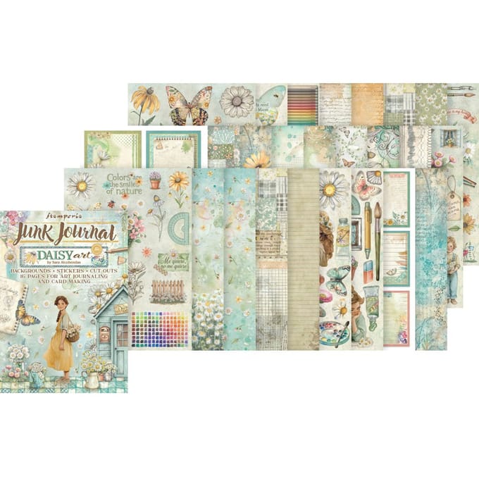Junk Journal Book "Daisy Art"