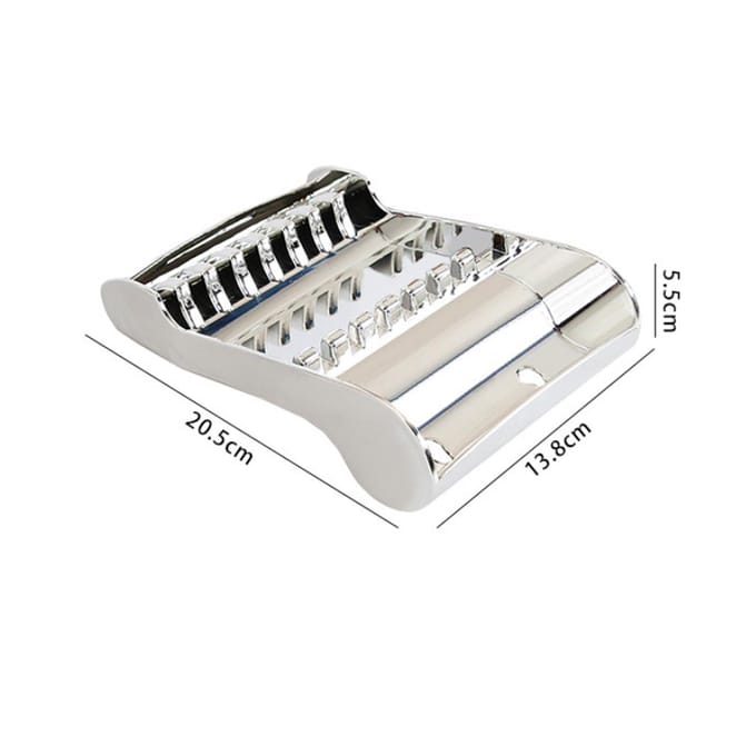 Vergulde Schaar Display Rack Kapper Schaar Opbergrek 6-Slot Schaarhouder Met Vacuüm goud