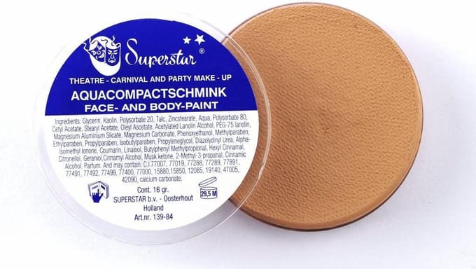 Superstar Waterschmink Beige 16 Gram Bruin