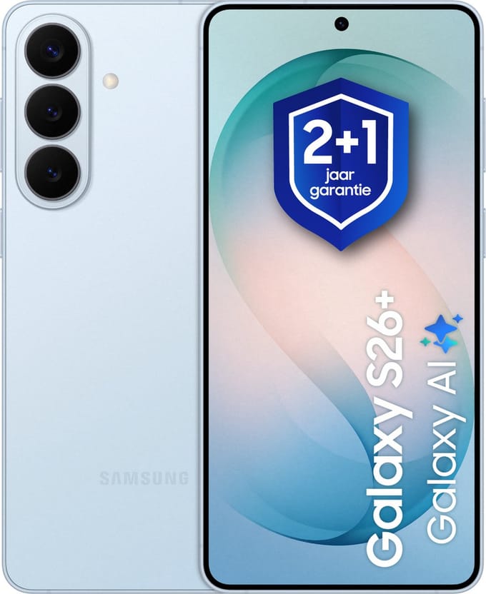 Samsung Galaxy S26 Plus - Smartphone - 512GB - Sky Blue + 1 jaar extra garantie