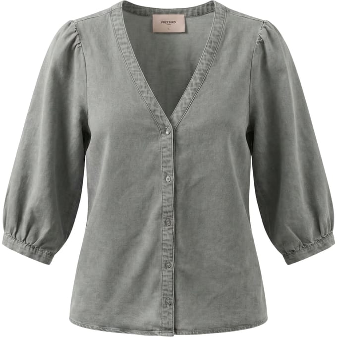 Freebird Blouse  Grijs Basha
