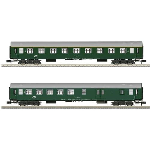 MiniTrix 18251 N set van 2 personenrijtuigen van de CD