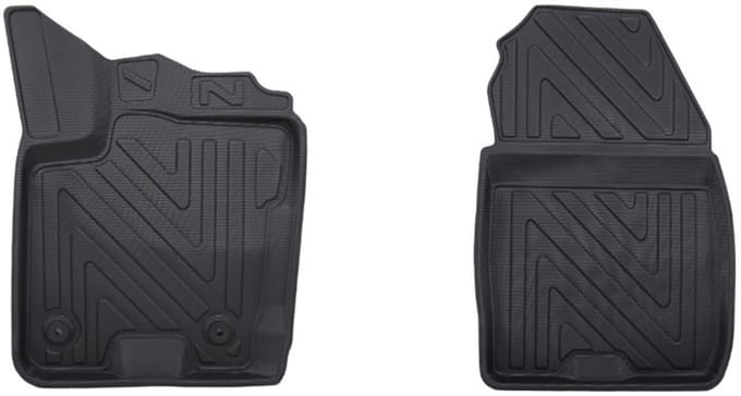 Rubbermatten Ford Tourneo Courier 2014-2023 (voorset) - Premium carbonlook