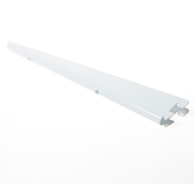 Element Drager dubbel 1-haaks sys 32 staal wit 27cm 10202-00028