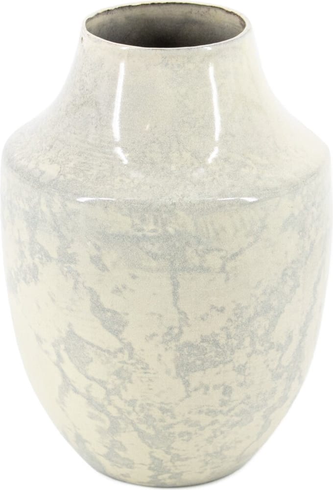 HomeBound by KY | Vaasje metaal white marble | bloemenvaas