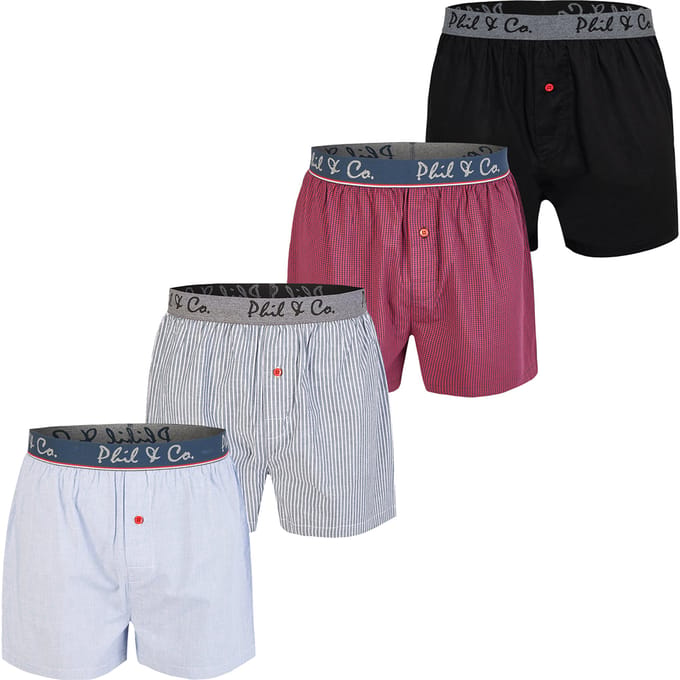 Boxer Classic Checks 4-Pack