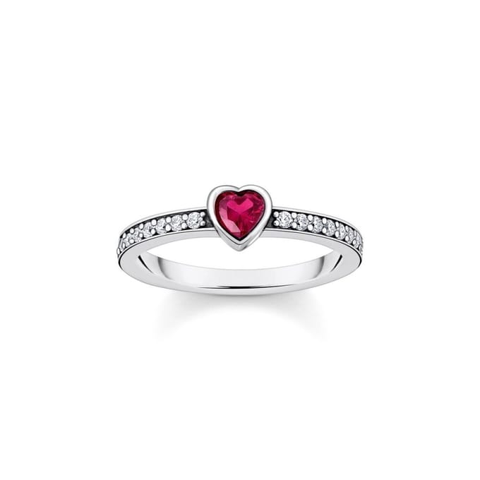 Thomas Sabo - TR2448-640-10-58 - Ring - Dames - 925er Zilver - ringmaat 58