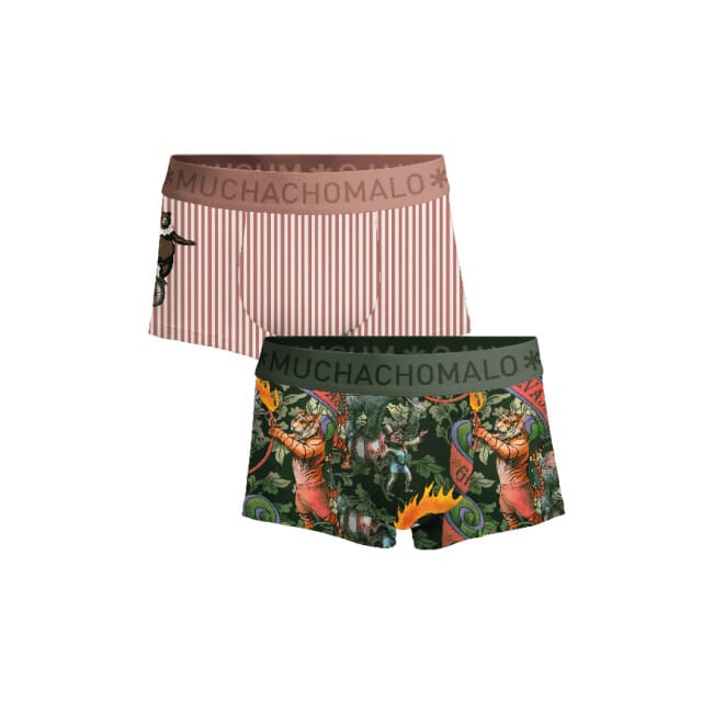 Muchachomalo Heren 2-pack trunks circus animals