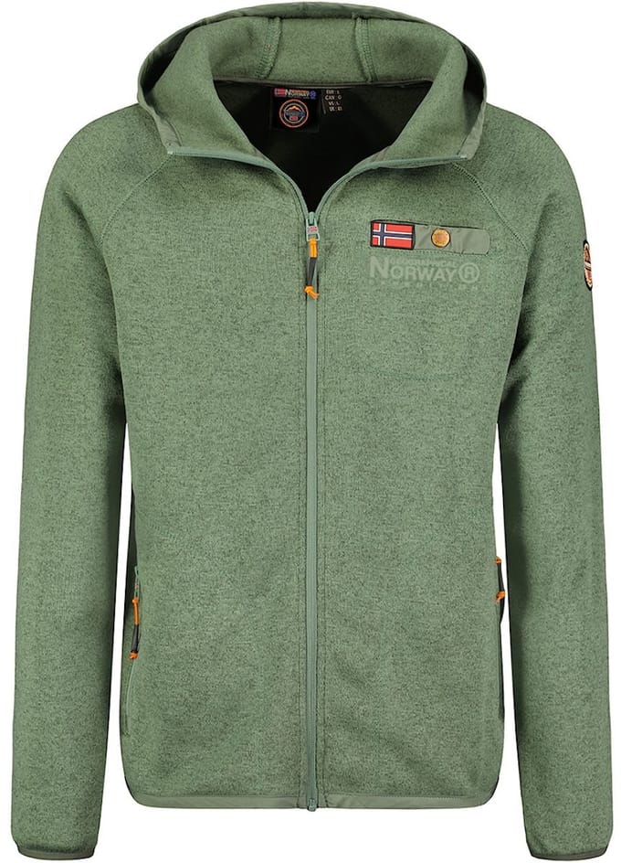 Geographical Norway Heren Fleece Vest Met Capuchon Tiparni - M
