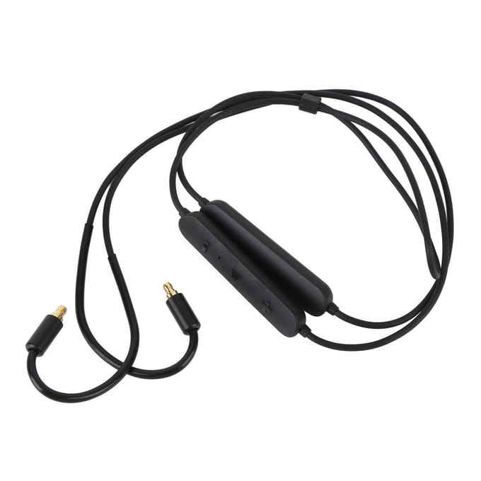 Bluetooth Draadloze Adapter Kabel Vervanging Oplaadbaar met Microfoon Controller voor IE100 Pro black