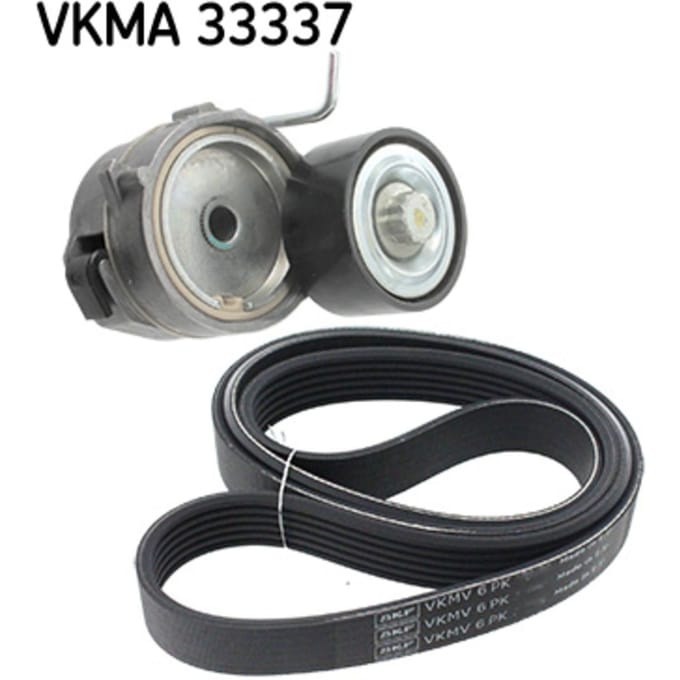 Poly V-riemset (met poelies) SKF VKMA 33337