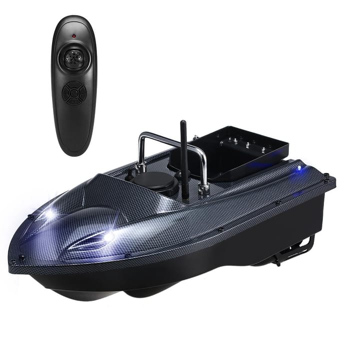Draadloze afstandsbediening Vissen Feeder Smart Visaas Boot Vissersboot voor volwassenen Beginners grijs
