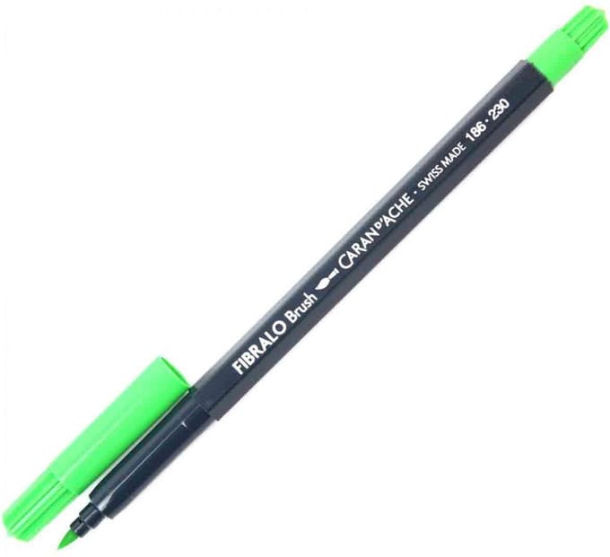 Carandache Fibralo Brush |  Yellow Green