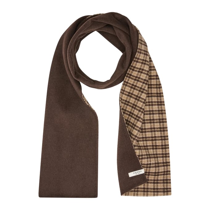 Dubbelzijdige jacquard sjaal dames COMMA