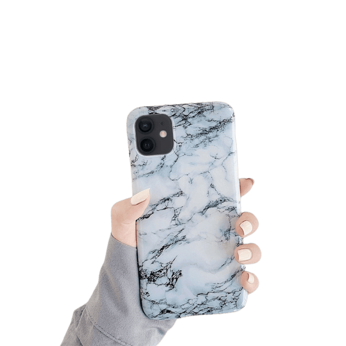 Mocaa iPhone 12 Mini Marble Case Wit